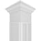 Ekena Millwork Craftsman Classic Square Non-Tapered Cedar Park Fretwork Column w/ Crown Capital & Crown Base CC1210ENCRPCRCR - alternate 4